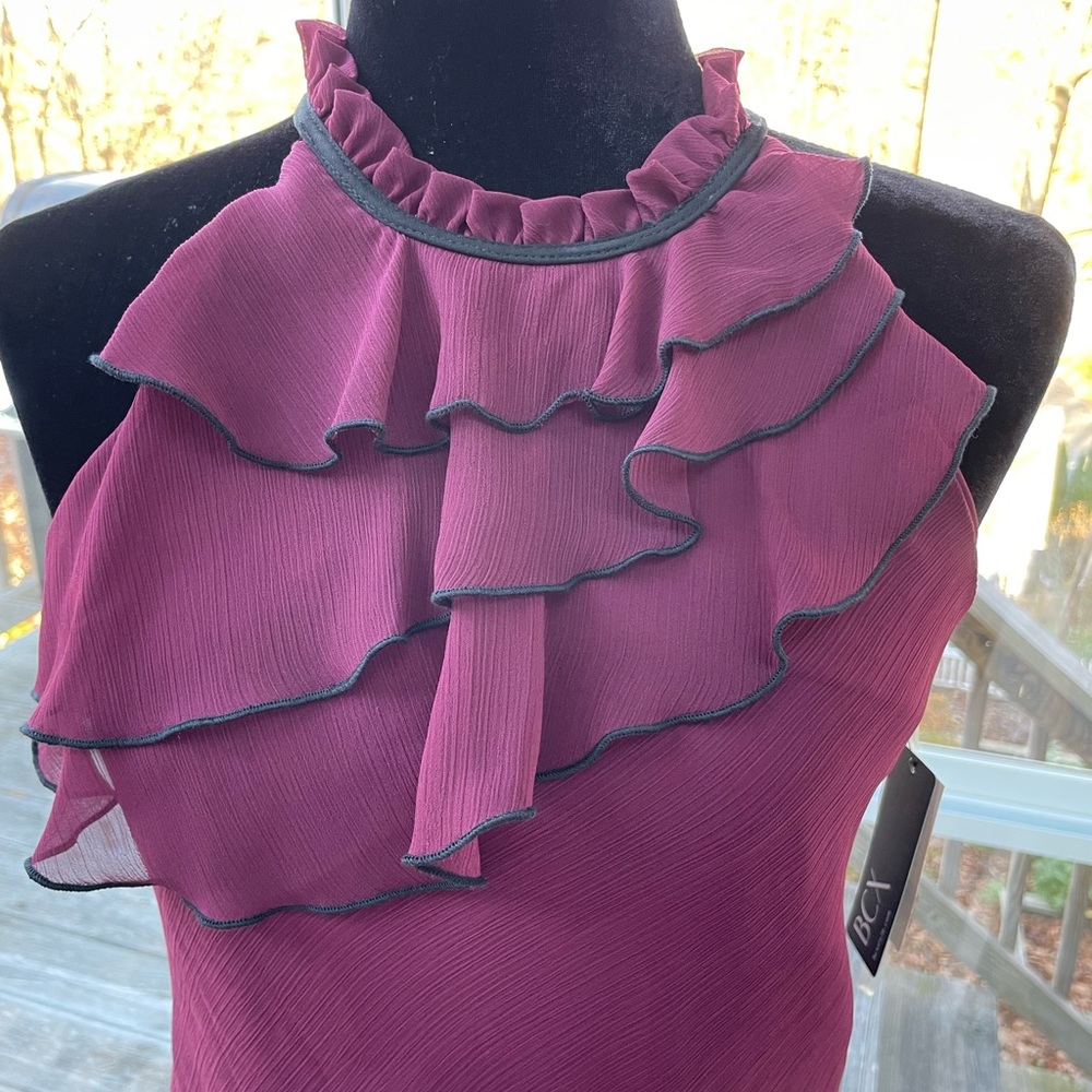 BCX blouse. Size small. Beautiful ruffled top.